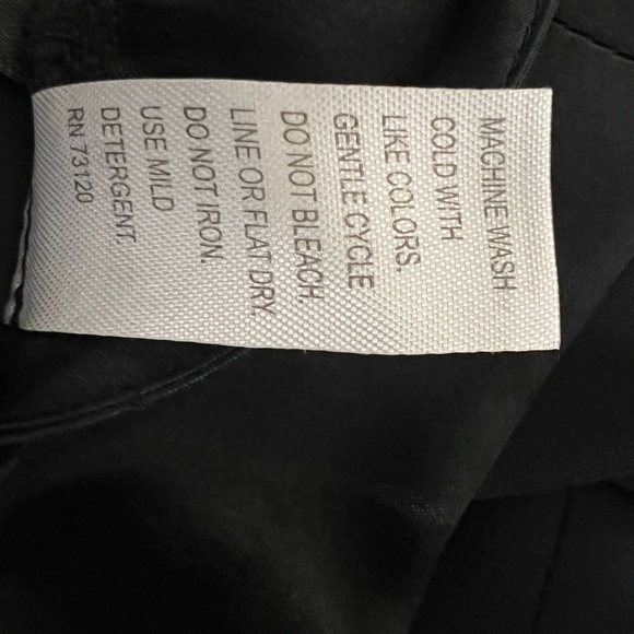 Frederick's of Hollywood Black Satin Robe - Picture 5 of 6